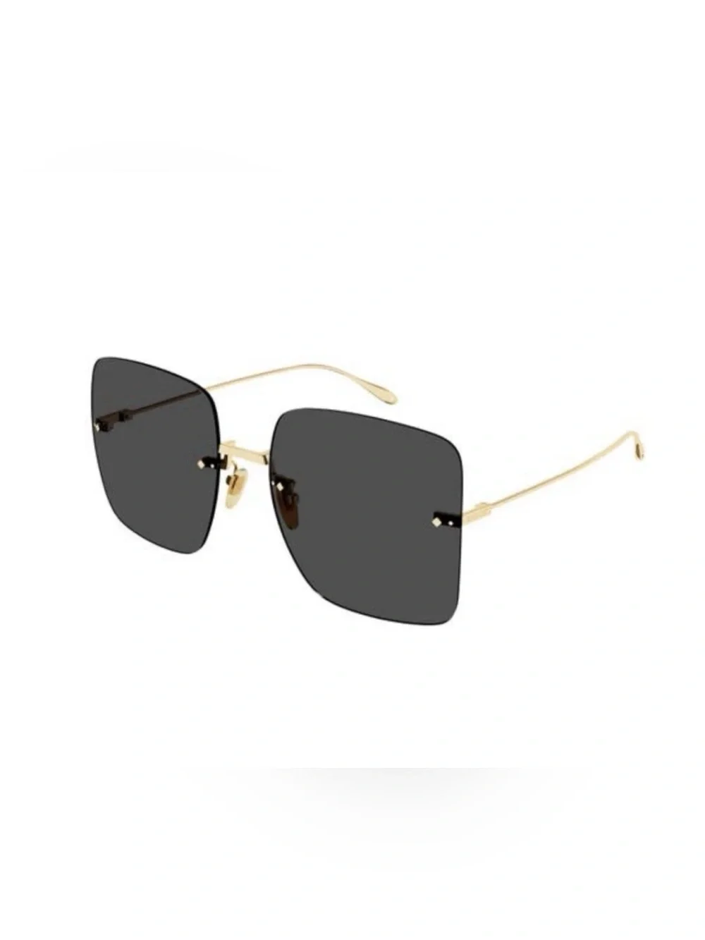 Gucci GG 1147S 001, Women’s Butterfly Frameless Sunglasses, MSRP $465